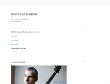 Tablet Screenshot of heavymetalbebop.com